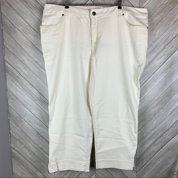 Jupe Lane Bryant Denim Venezia – Taille 18 – Bleu/blanc – NEUVE Avec étiquettes